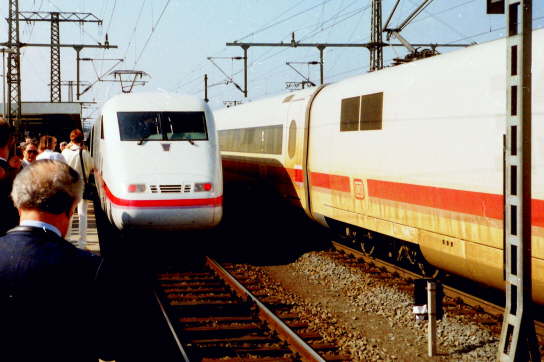 12.04.1991: Auf dem Bahnhof